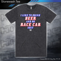 Stonewash Tee - Infield RACE CAR SH*T