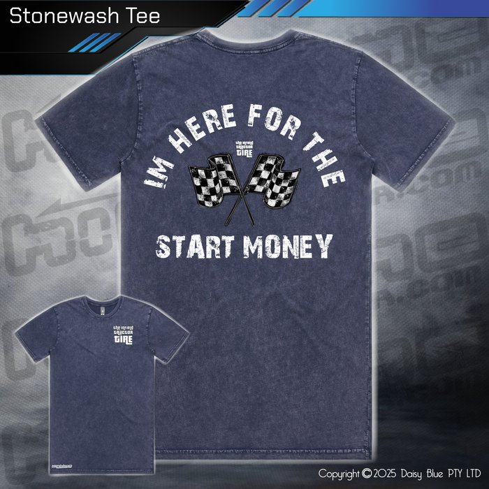 Stonewash Tee - Infield START MONEY