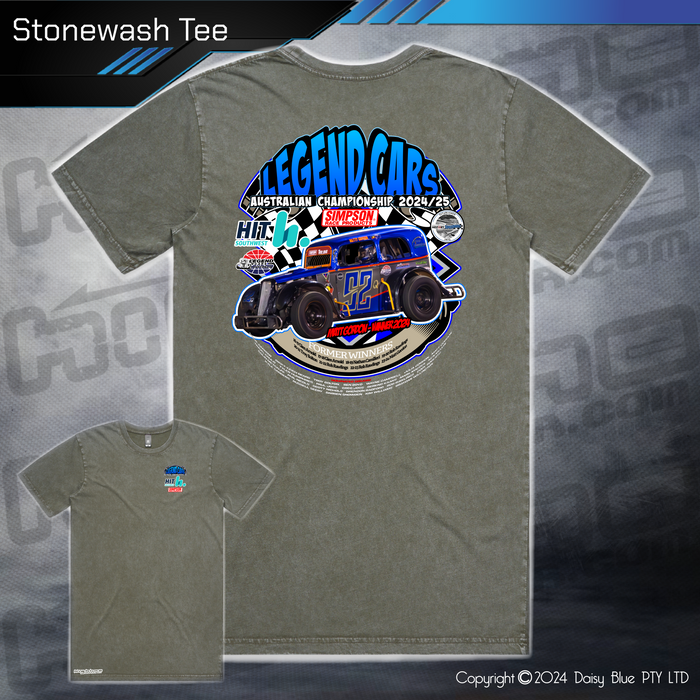 Stonewash Tee - Legend Cars 2025