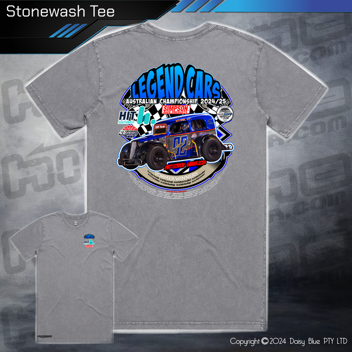Stonewash Tee - Legend Cars 2025