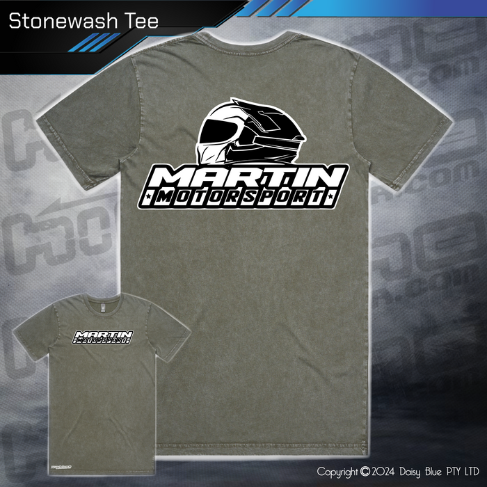 Stonewash Tee - Martin Motorsport 2