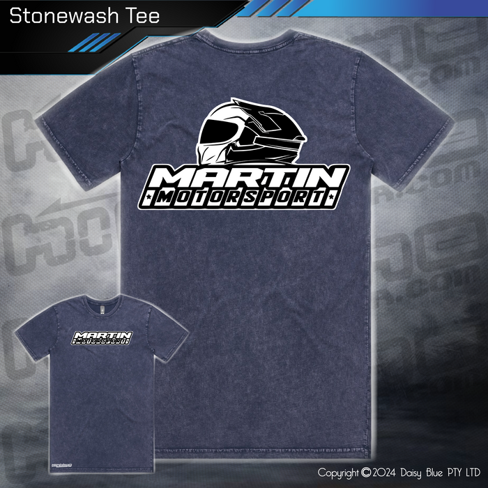Stonewash Tee - Martin Motorsport 2