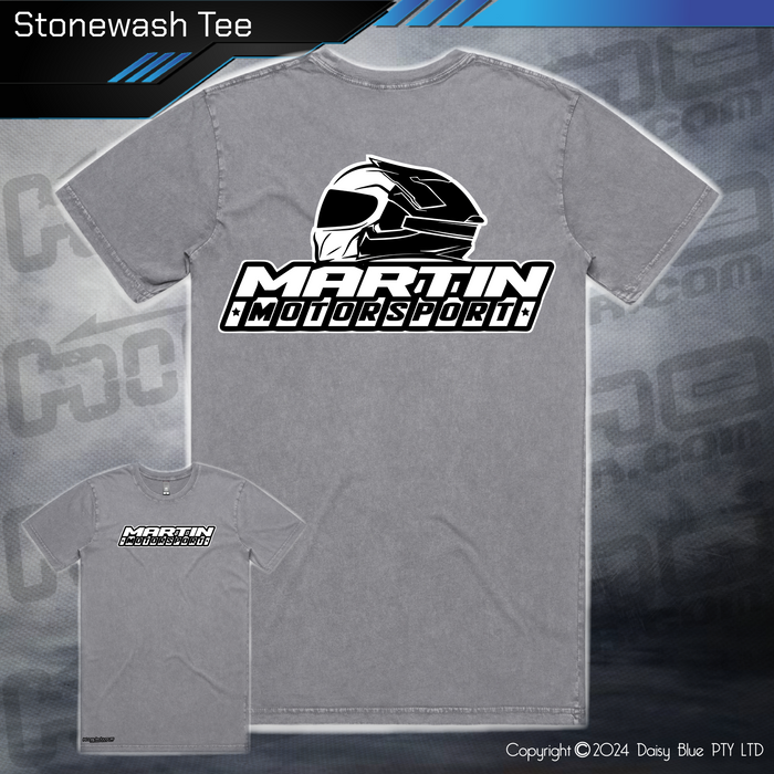 Stonewash Tee - Martin Motorsport 2