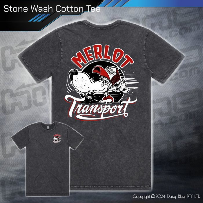 Stonewash Tee - Merlo Transport