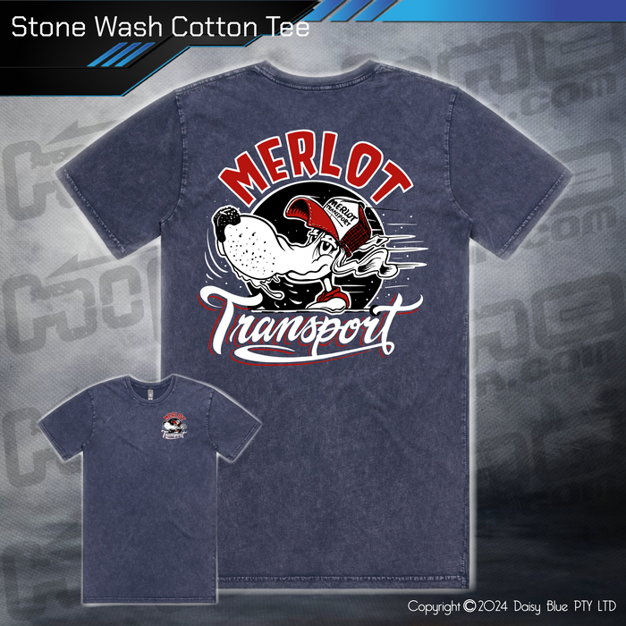 Stonewash Tee - Merlo Transport