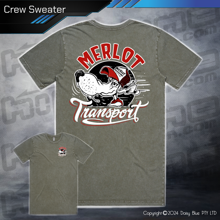 Stonewash Tee - Merlo Transport
