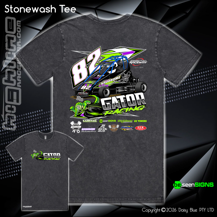 Stonewash Tee - Nate 'GATOR' Roycroft