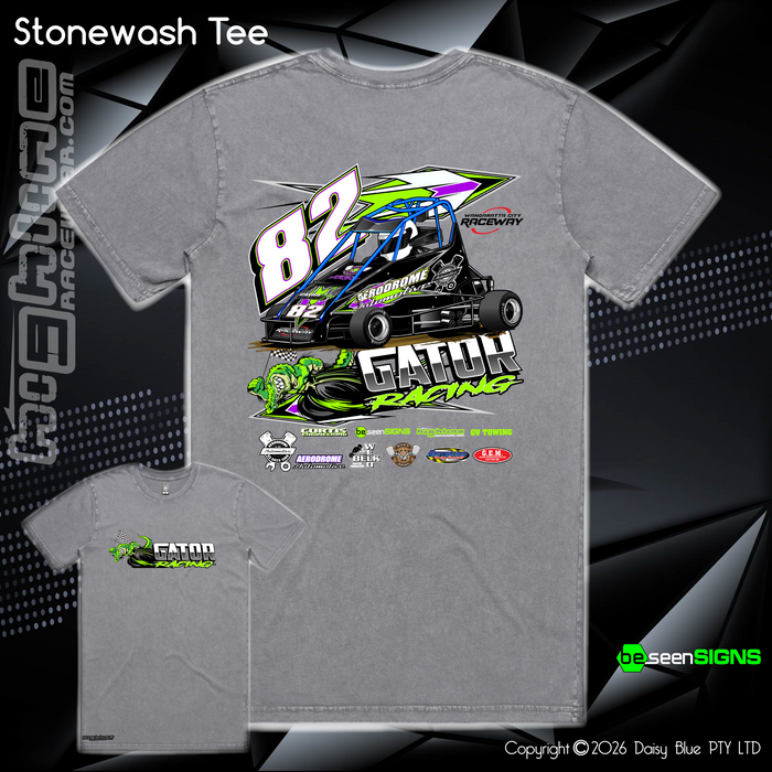 Stonewash Tee - Nate 'GATOR' Roycroft
