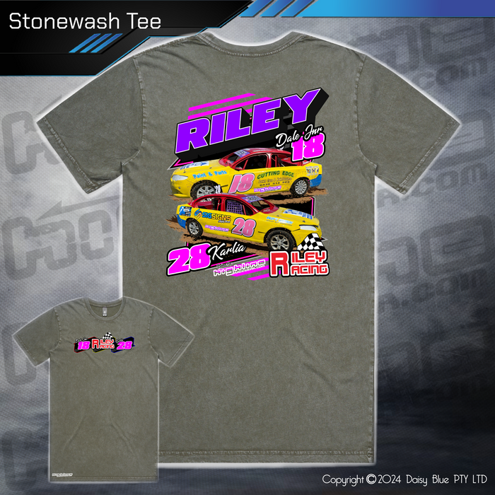 Stonewash Tee - Riley Racing