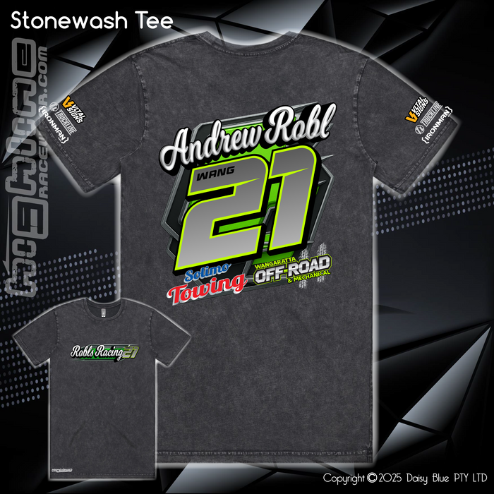 Stonewash Tee - Robls Racing