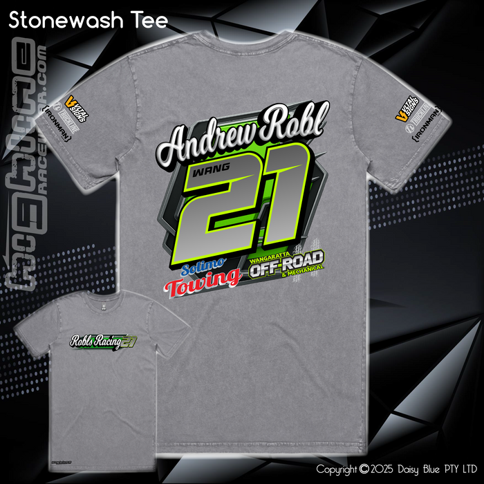 Stonewash Tee - Robls Racing
