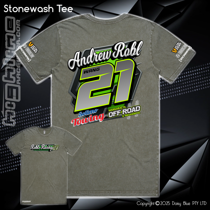 Stonewash Tee - Robls Racing