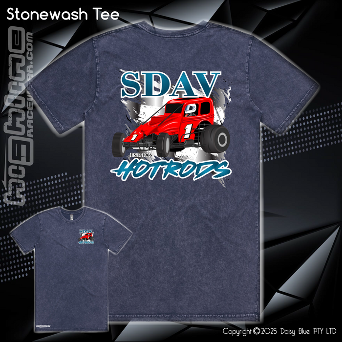 Stonewash Tee - SDAV Hotrods