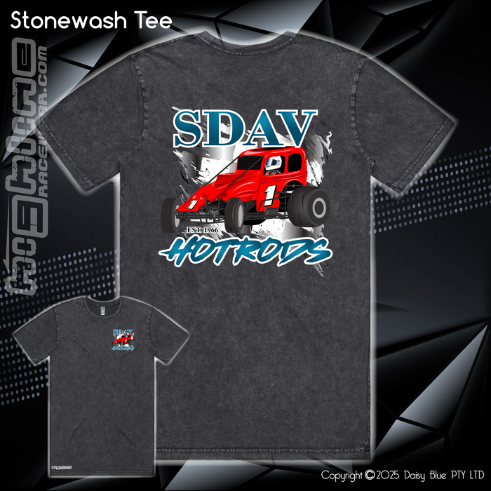 Stonewash Tee - SDAV Hotrods