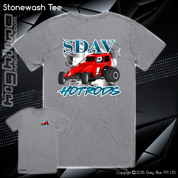 Stonewash Tee - SDAV Hotrods