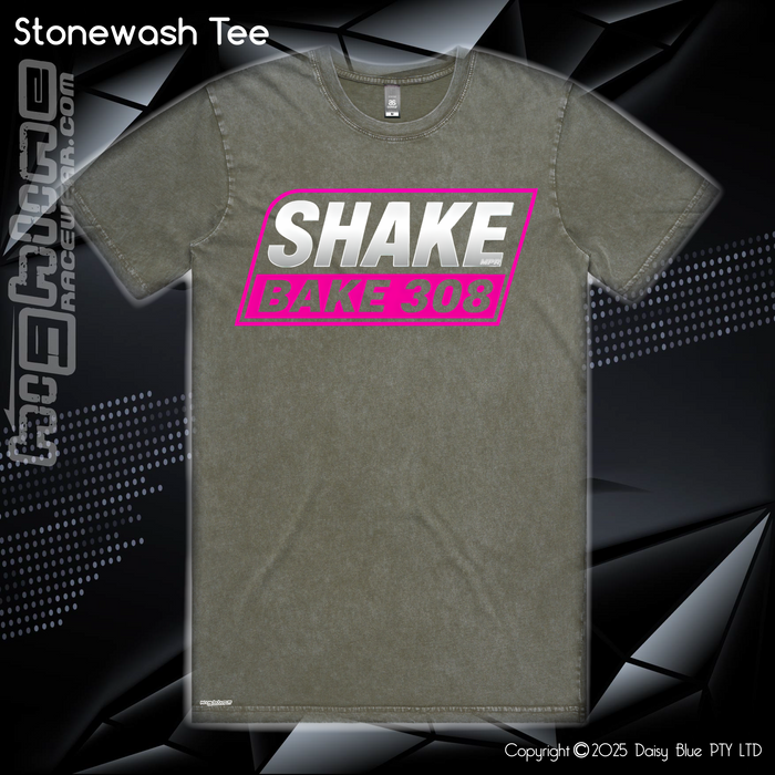 Stonewash Tee - Shake Bake 308 Pink