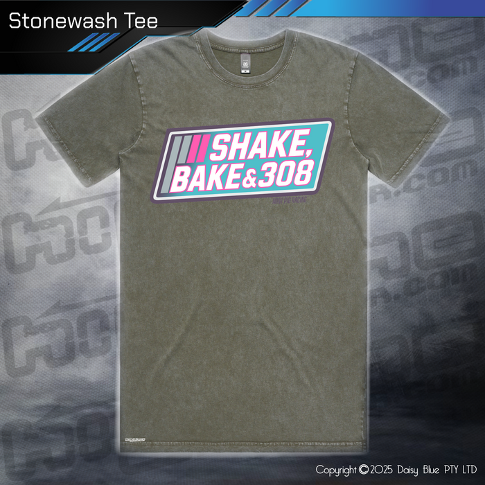 Stonewash Tee - Shake, Bake & 308