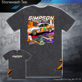 Stonewash Tee - Simpson Racing Team