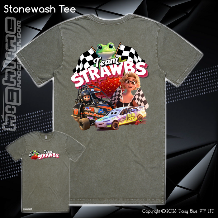 Stonewash Tee - Strawbs