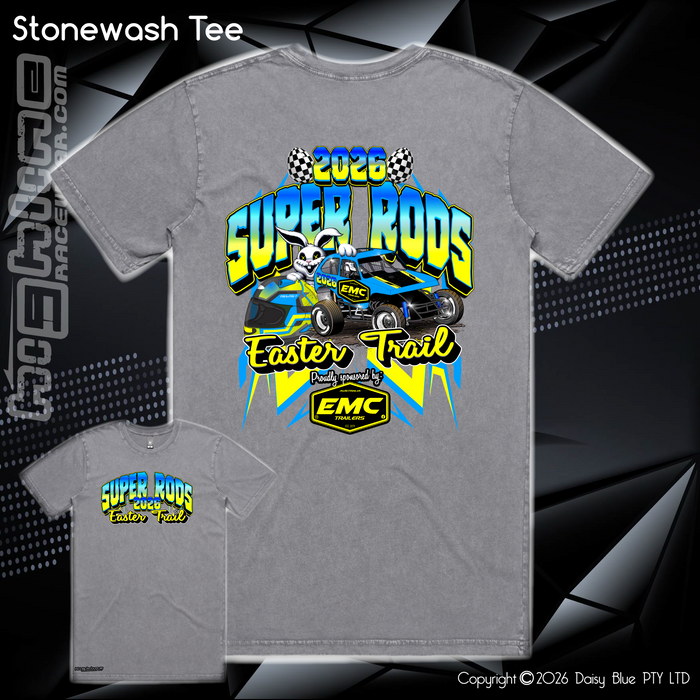 Stonewash Tee - Super Rod Easter Trail 2026