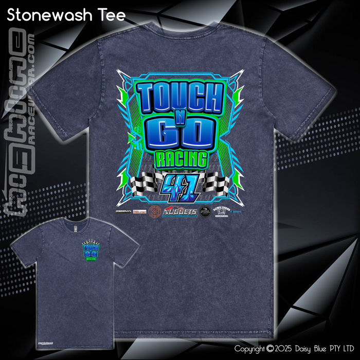 Stonewash Tee - Touch N' Go Racing
