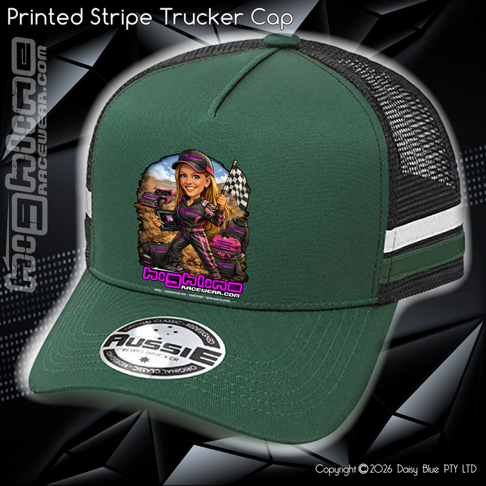 STRIPE Trucker Cap - Ai Custom Caricature