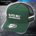 STRIPE Trucker Cap - Black Belt Automotive