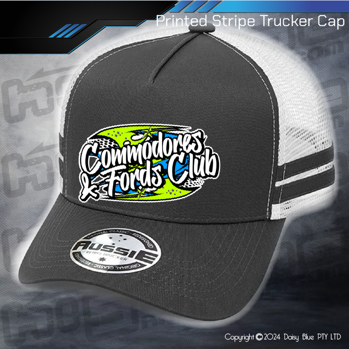 STRIPE Trucker Cap - CFC Logo