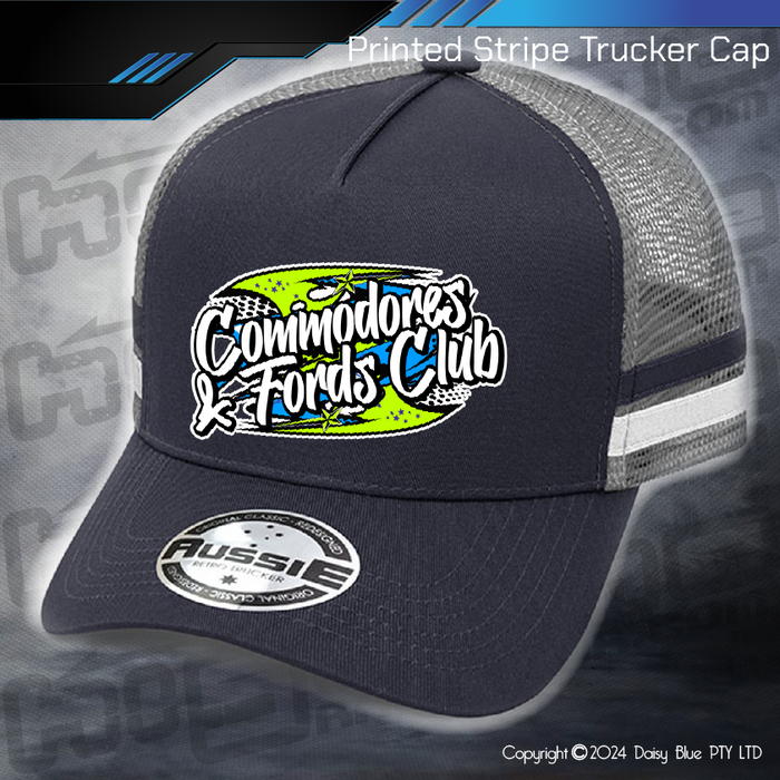 STRIPE Trucker Cap - CFC Logo