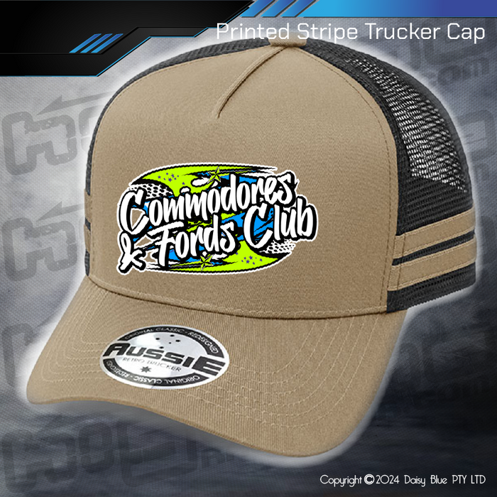 STRIPE Trucker Cap - CFC Logo