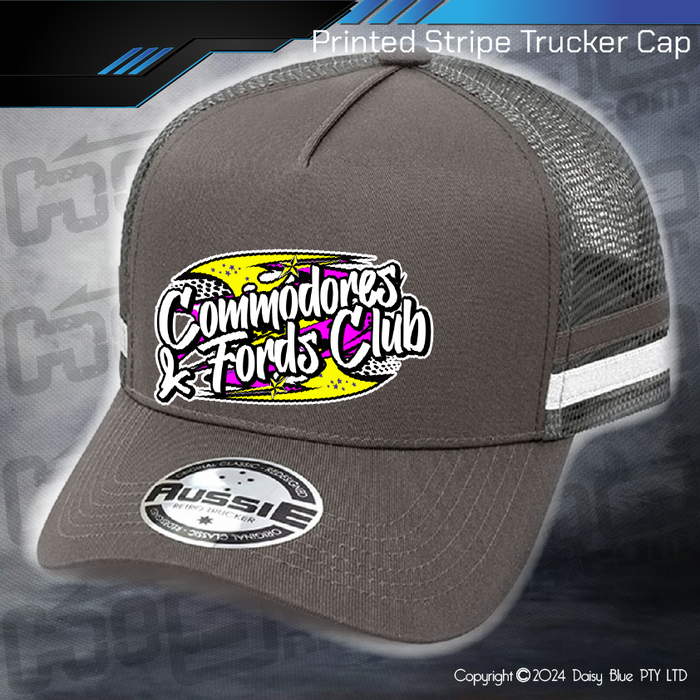 STRIPE Trucker Cap - CFC Logo