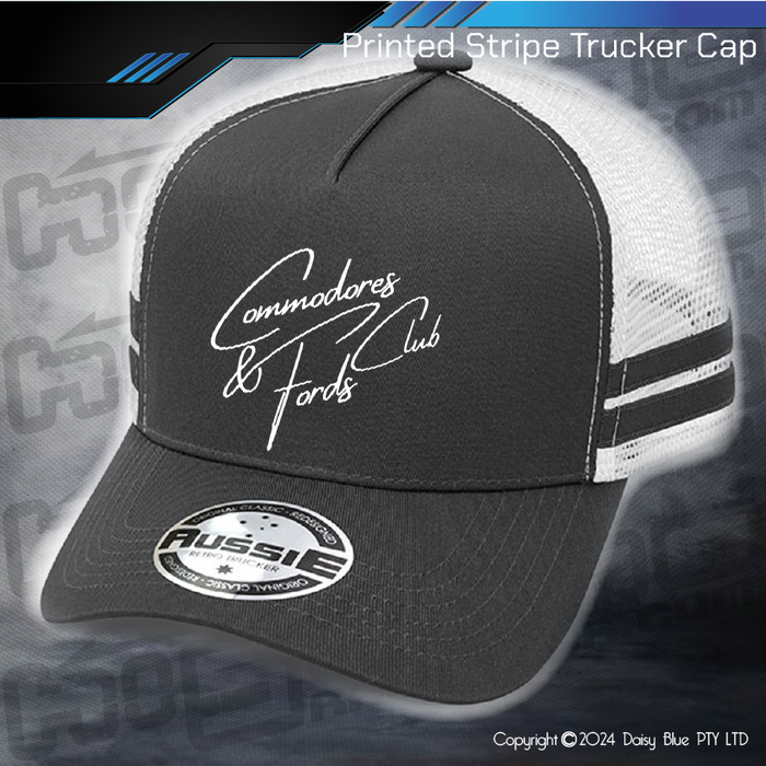 STRIPE Trucker Cap - CFC Script