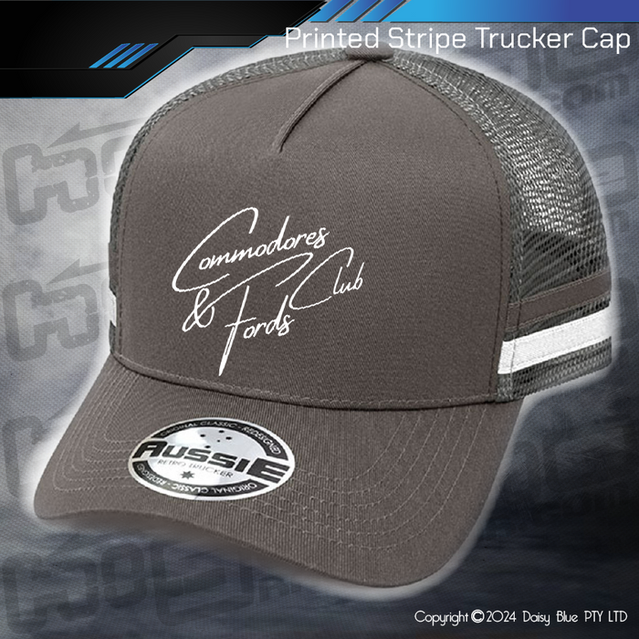 STRIPE Trucker Cap - CFC Script