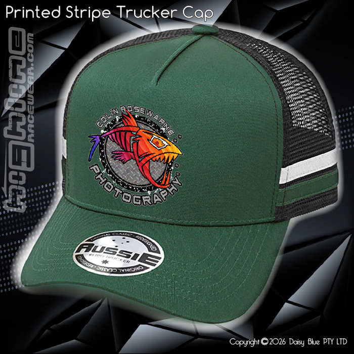 STRIPE Trucker Cap - Colin R Photography