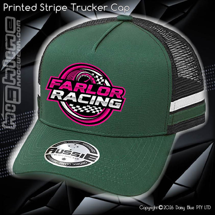 STRIPE Trucker Cap - Farlor Racing