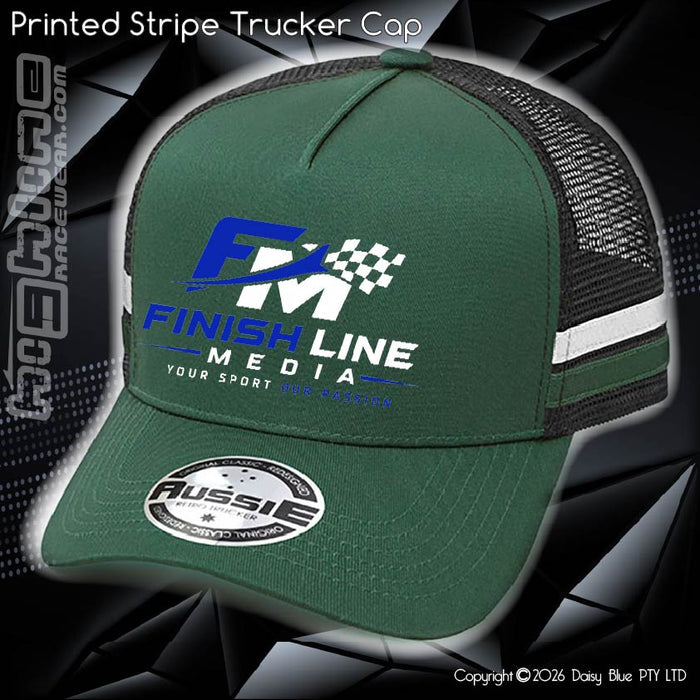 STRIPE Trucker Cap - Finish Line media