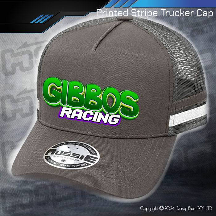 STRIPE Trucker Cap - Gibbo's Racing