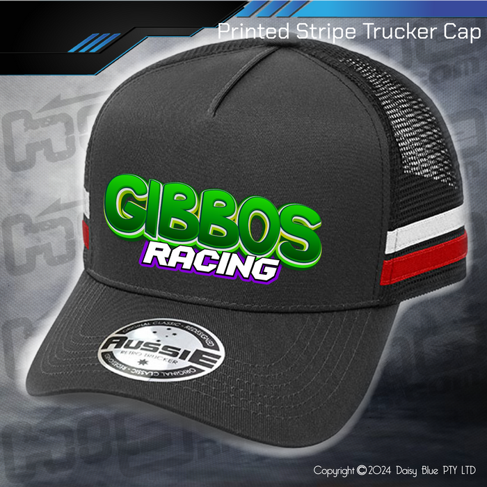 STRIPE Trucker Cap - Gibbo's Racing