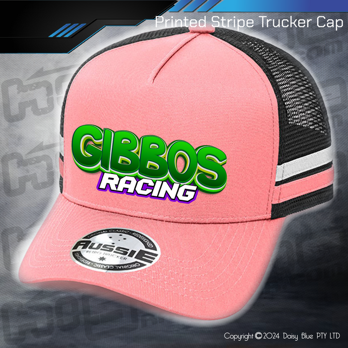 STRIPE Trucker Cap - Gibbo's Racing