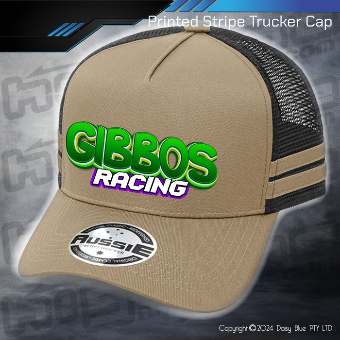 STRIPE Trucker Cap - Gibbo's Racing