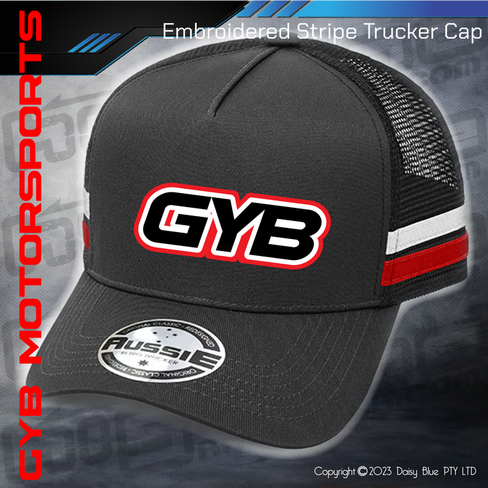 STRIPE Trucker Cap - GYB Motorsports