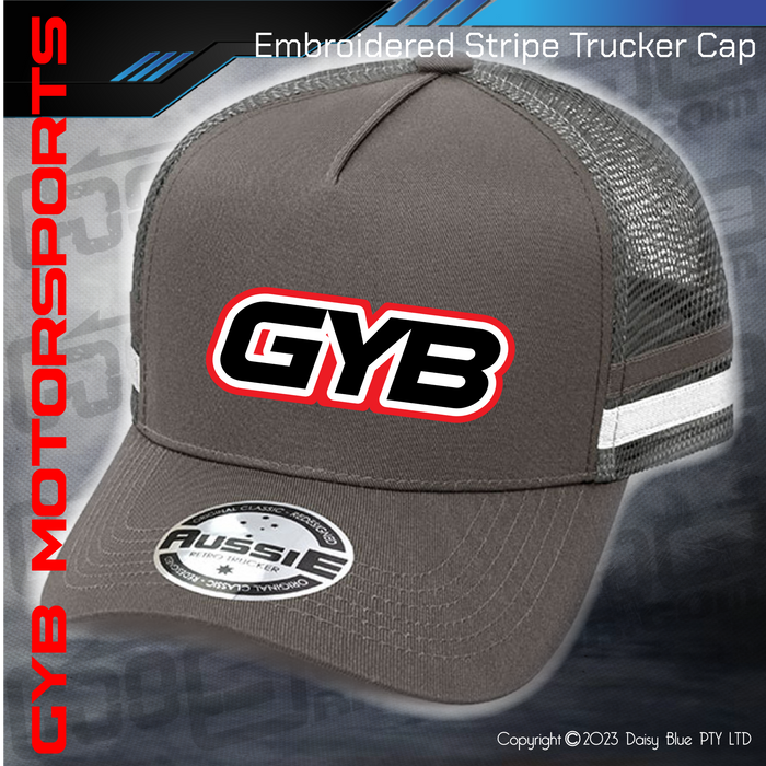 STRIPE Trucker Cap - GYB Motorsports