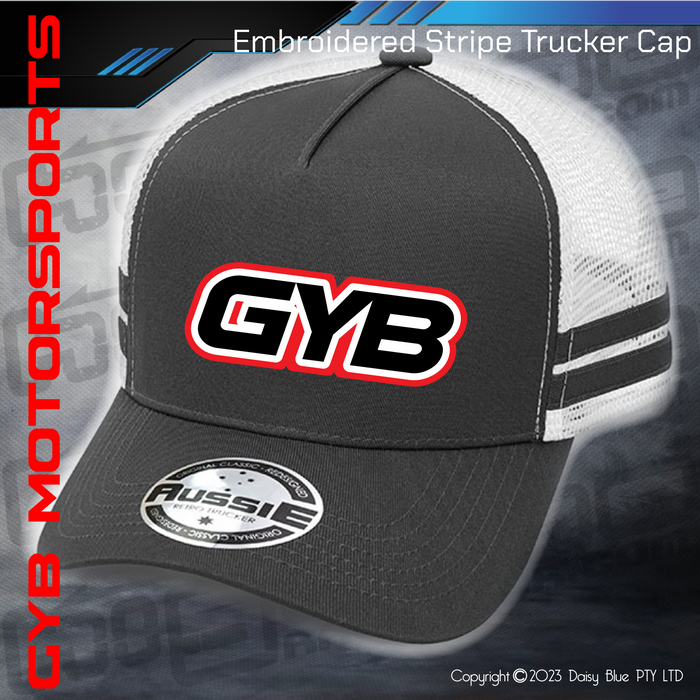 STRIPE Trucker Cap - GYB Motorsports