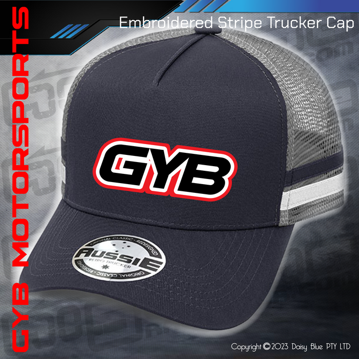 STRIPE Trucker Cap - GYB Motorsports