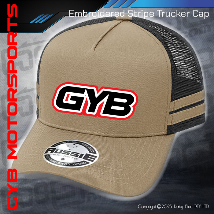 STRIPE Trucker Cap - GYB Motorsports