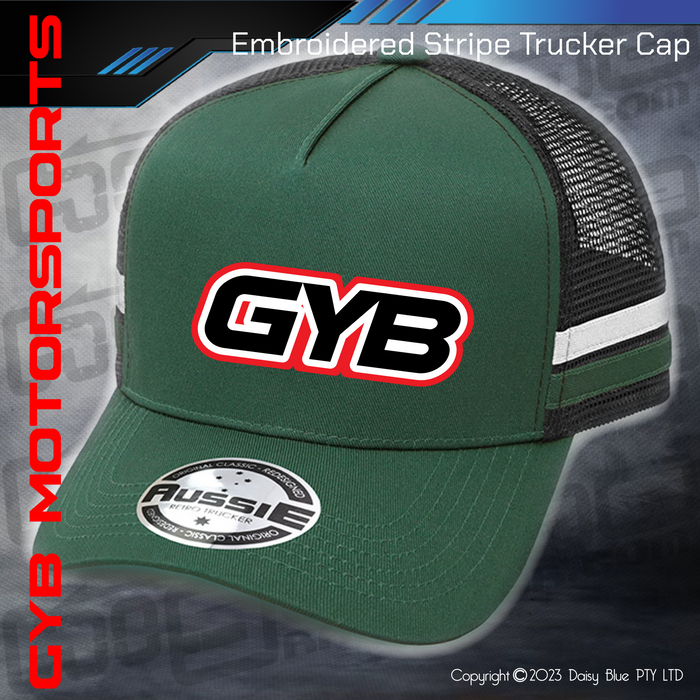 STRIPE Trucker Cap - GYB Motorsports