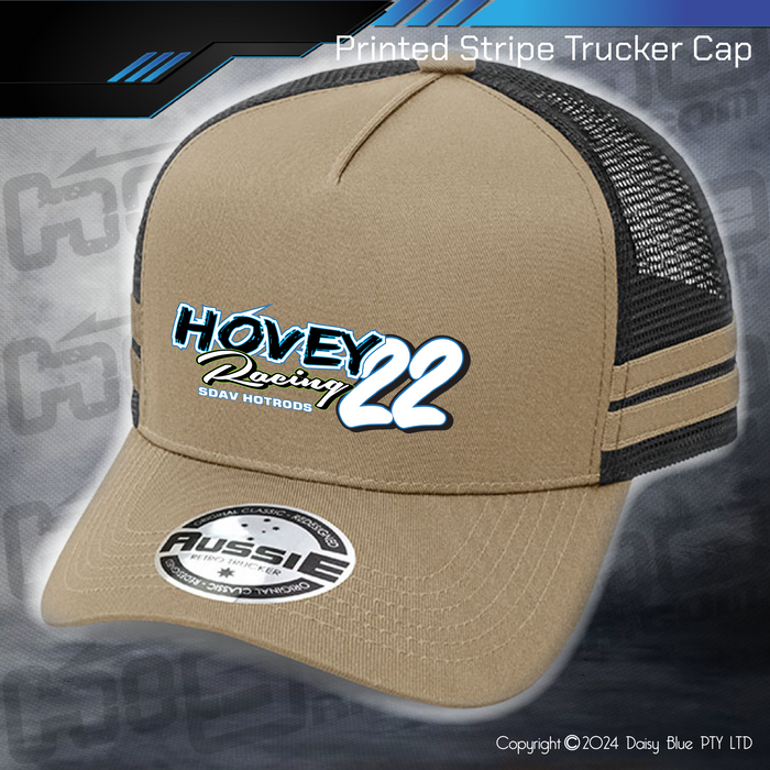 STRIPE Trucker Cap - Hovey Racing