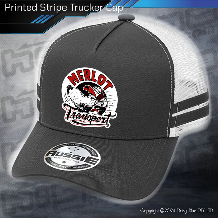 STRIPE Trucker Cap - Merlo Transport