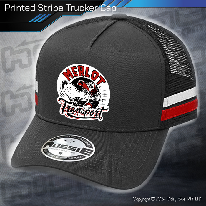 STRIPE Trucker Cap - Merlo Transport