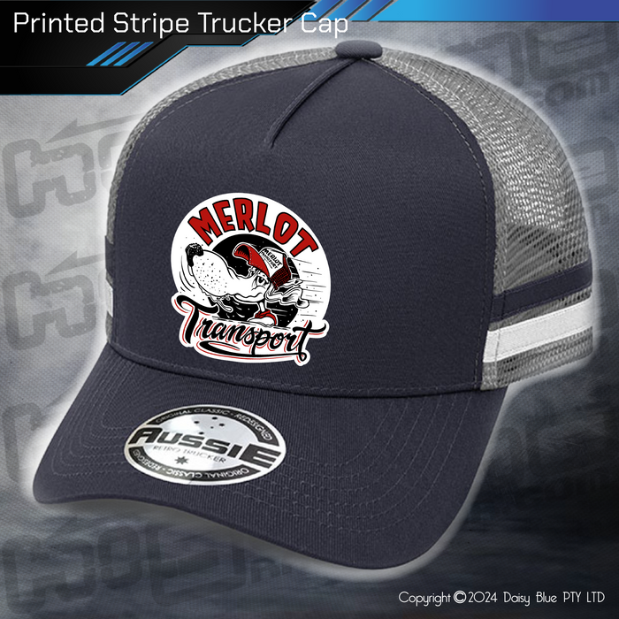 STRIPE Trucker Cap - Merlo Transport